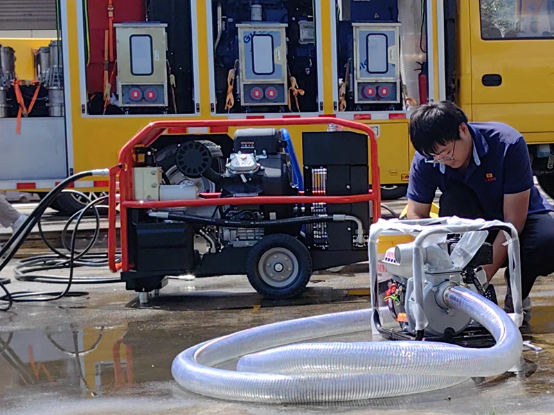 Ngwaahịa Mgbochi Iju Mmiri Jianghe na-ebupụta Generator Setịpụ Ntụkwasị Obi maka Ike Mberede na ọnọdụ njikwa ide mmiri.
